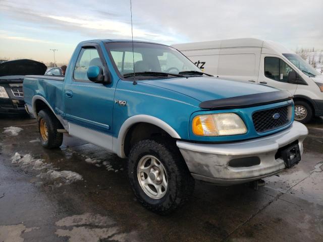 1FTDF18WXVKC91973 - 1997 FORD F150 TURQUOISE photo 4