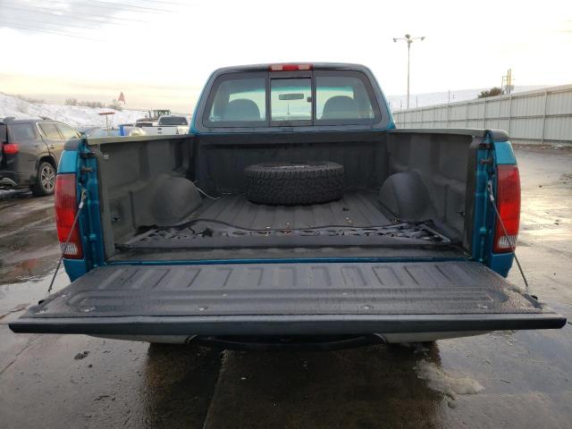 1FTDF18WXVKC91973 - 1997 FORD F150 TURQUOISE photo 6