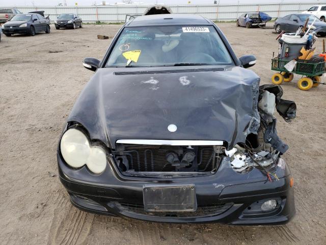 WDBRN40J75A651490 - 2005 MERCEDES-BENZ C 230K SPO BLACK photo 5