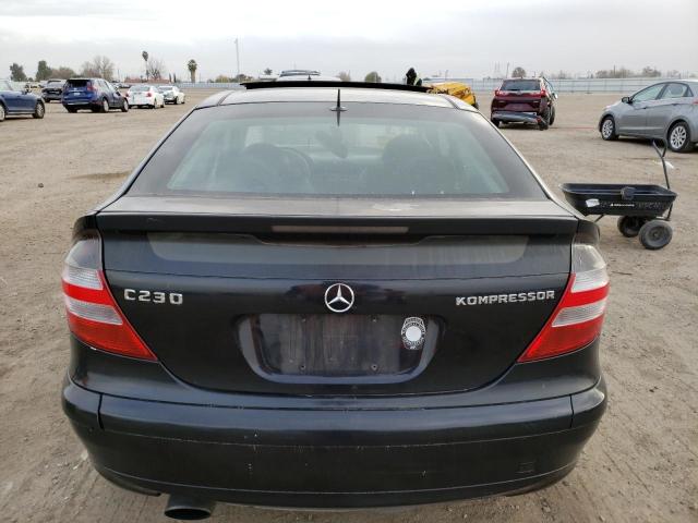 WDBRN40J75A651490 - 2005 MERCEDES-BENZ C 230K SPO BLACK photo 6