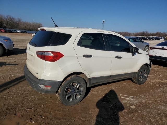 MAJ3P1RE1JC172363 - 2018 FORD ECOSPORT S WHITE photo 3