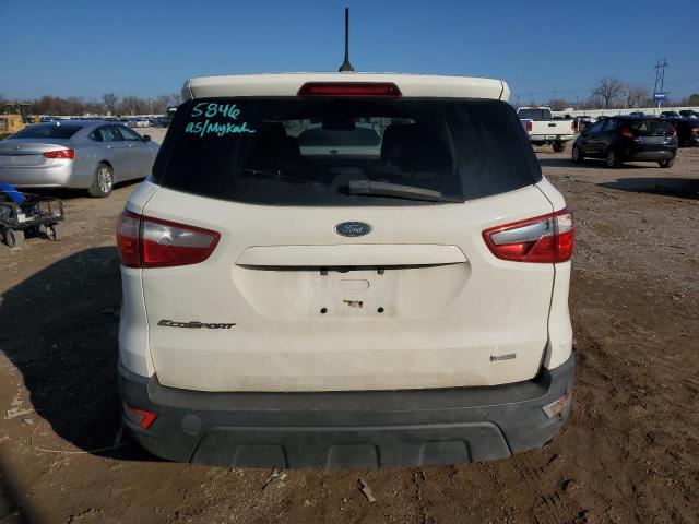 MAJ3P1RE1JC172363 - 2018 FORD ECOSPORT S WHITE photo 6