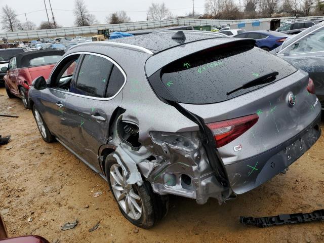 ZASFAKBN2J7B71974 - 2018 ALFA ROMEO STELVIO TI GRAY photo 2