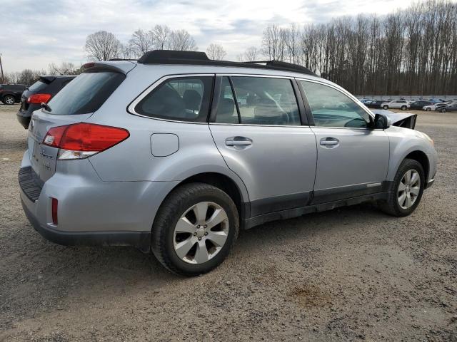 4S4BRBAC1C3280223 - 2012 SUBARU OUTBACK 2.5I SILVER photo 3