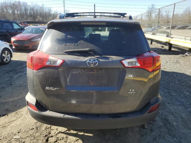 JTMBFREVXFJ039651 - 2015 TOYOTA RAV4 LE GRAY photo 6