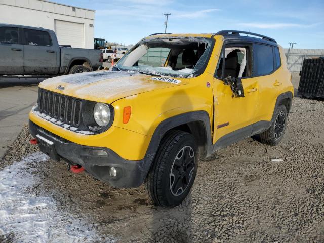 ZACCJBCT5GPC89344 - 2016 JEEP RENEGADE TRAILHAWK YELLOW photo 1