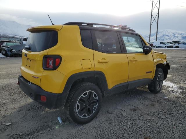 ZACCJBCT5GPC89344 - 2016 JEEP RENEGADE TRAILHAWK YELLOW photo 3