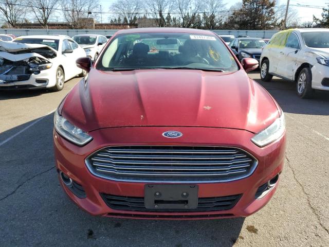 3FA6P0HD7FR303014 - 2015 FORD FUSION SE RED photo 5