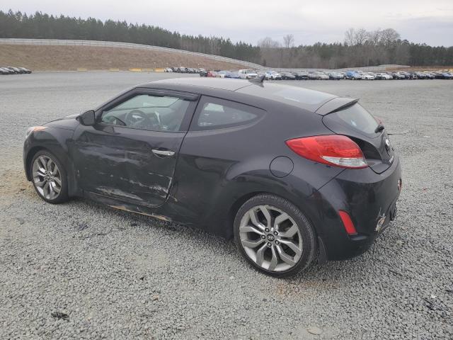 KMHTC6ADXFU221529 - 2015 HYUNDAI VELOSTER BLACK photo 2