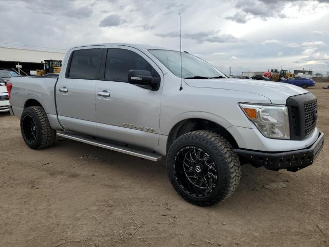 1N6AA1EK1KN505081 - 2019 NISSAN TITAN S SILVER photo 4