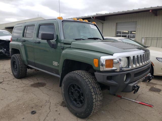 5GTDN136368102064 - 2006 HUMMER H3 GREEN photo 4