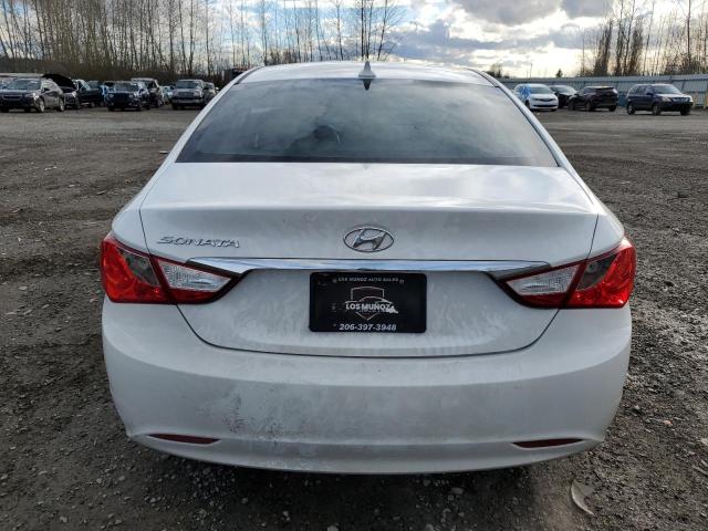 5NPEB4ACXBH243045 - 2011 HYUNDAI SONATA GLS WHITE photo 6