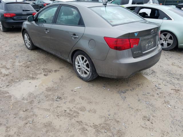 KNAFU4A24B5384633 - 2011 KIA FORTE EX GRAY photo 3