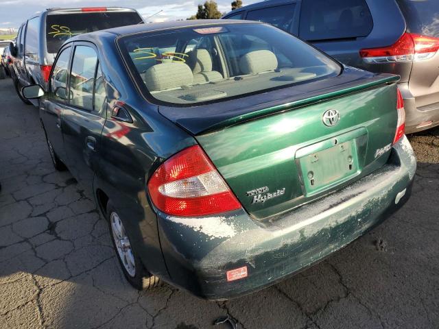 JT2BK12U710030373 - 2001 TOYOTA PRIUS GREEN photo 2