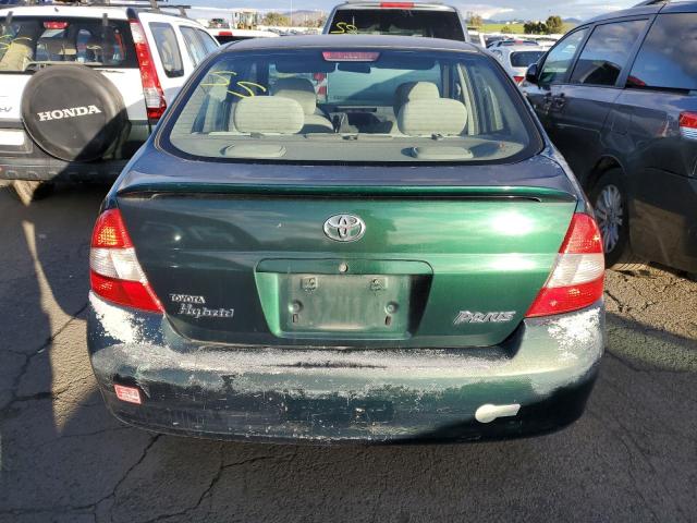 JT2BK12U710030373 - 2001 TOYOTA PRIUS GREEN photo 6