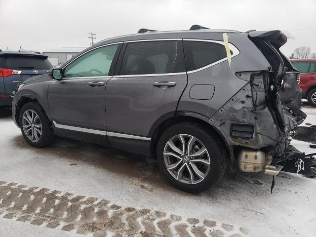 2HKRW2H97MH663773 - 2021 HONDA CR-V TOURING GRAY photo 2