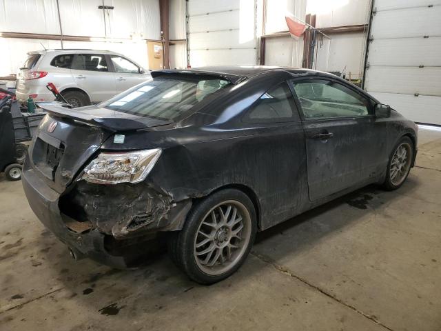 2HGFG21528H100735 - 2008 HONDA CIVIC SI BLACK photo 3