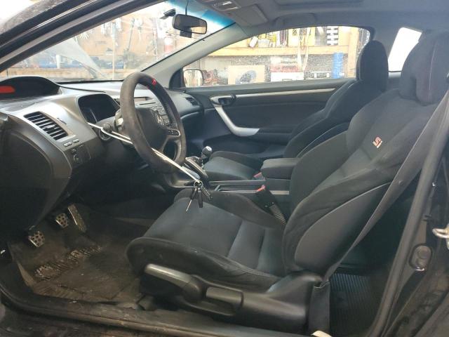 2HGFG21528H100735 - 2008 HONDA CIVIC SI BLACK photo 7