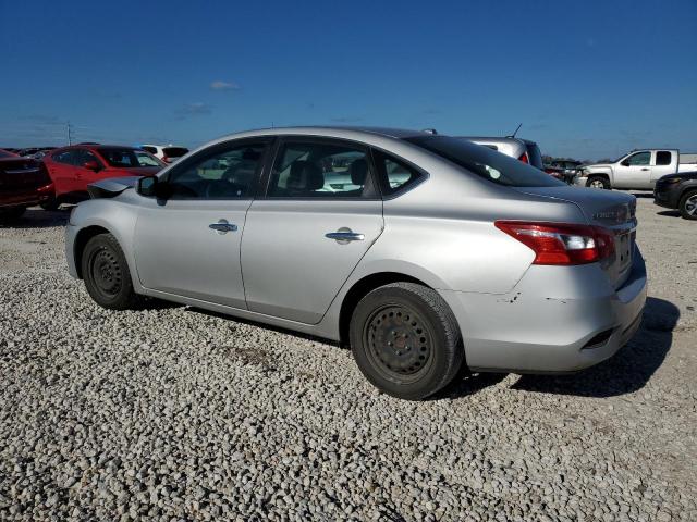 3N1AB7AP8HY347504 - 2017 NISSAN SENTRA S SILVER photo 2