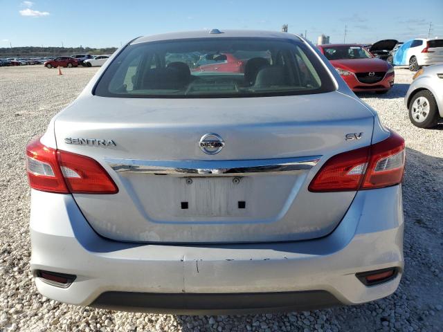 3N1AB7AP8HY347504 - 2017 NISSAN SENTRA S SILVER photo 6