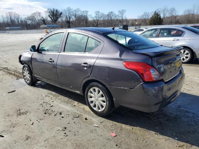 3N1CN7AP0FL817888 - 2015 NISSAN VERSA S GRAY photo 2