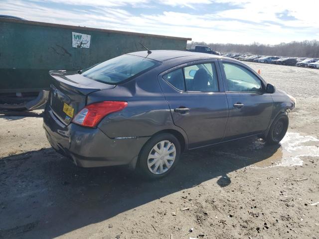 3N1CN7AP0FL817888 - 2015 NISSAN VERSA S GRAY photo 3