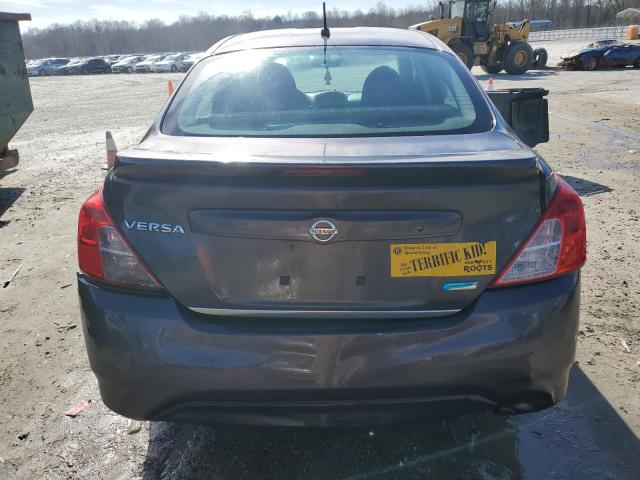 3N1CN7AP0FL817888 - 2015 NISSAN VERSA S GRAY photo 6