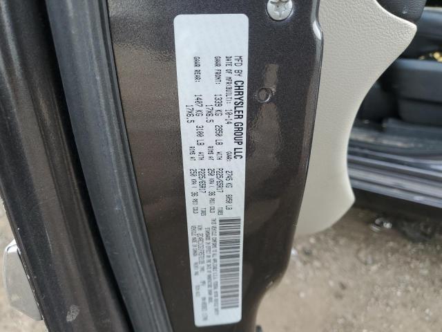 2C4RC1CG1FR572139 - 2015 CHRYSLER TOWN & COU TOURING L GRAY photo 13