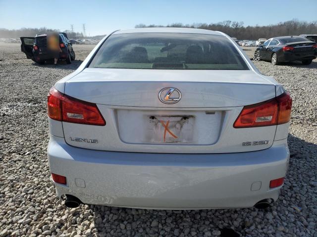 JTHBK262X65017017 - 2006 LEXUS IS 250 WHITE photo 6