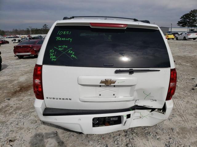 3GNFC16J58G118678 - 2008 CHEVROLET SUBURBAN C1500  LS WHITE photo 6