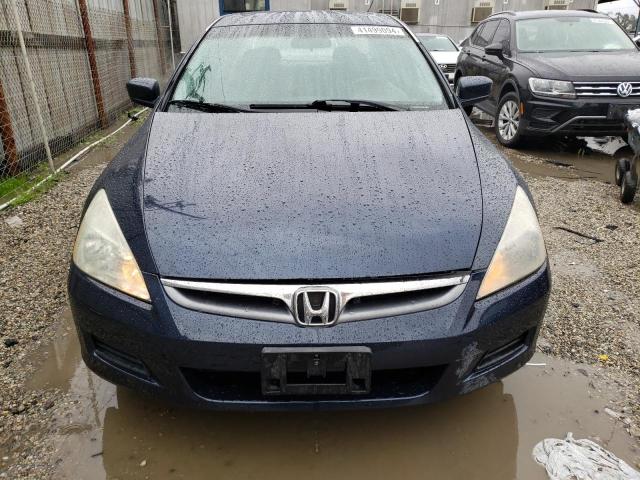 1HGCM56896A103904 - 2006 HONDA ACCORD EX BLUE photo 5