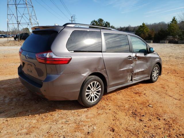 5TDYZ3DC2LS087030 - 2020 TOYOTA SIENNA XLE GRAY photo 3