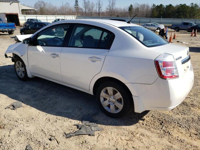 3N1AB6AP2AL614536 - 2010 NISSAN SENTRA 2.0 WHITE photo 2