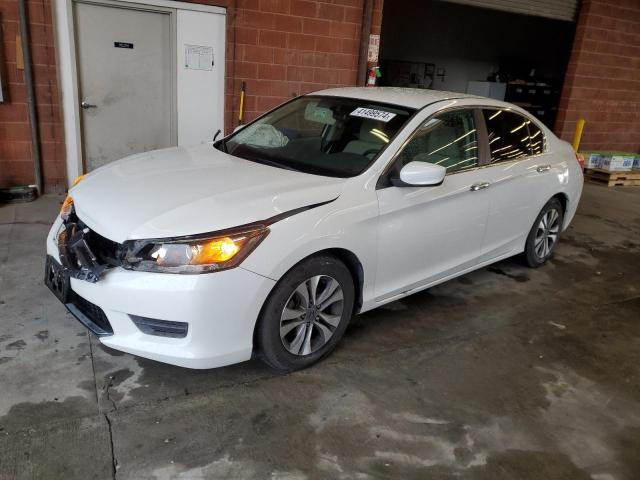 1HGCR2F32DA060735 - 2013 HONDA ACCORD LX WHITE photo 1