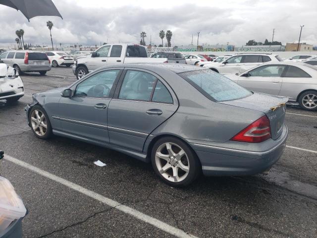 WDBRF52H67F888717 - 2007 MERCEDES-BENZ C 230 TURQUOISE photo 2