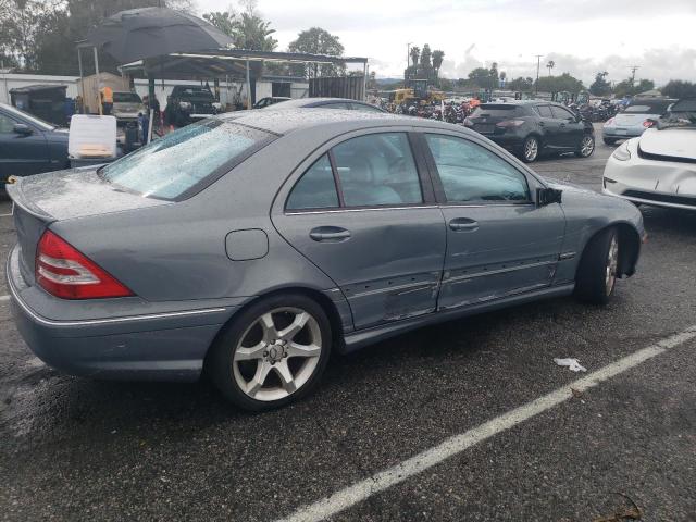 WDBRF52H67F888717 - 2007 MERCEDES-BENZ C 230 TURQUOISE photo 3