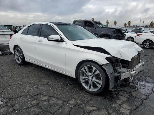 55SWF4JB5HU207267 - 2017 MERCEDES-BENZ C 300 WHITE photo 4