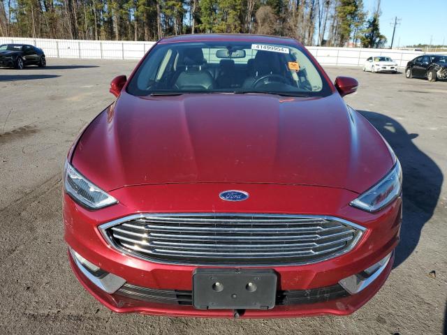 3FA6P0HD2HR119344 - 2017 FORD FUSION SE RED photo 5