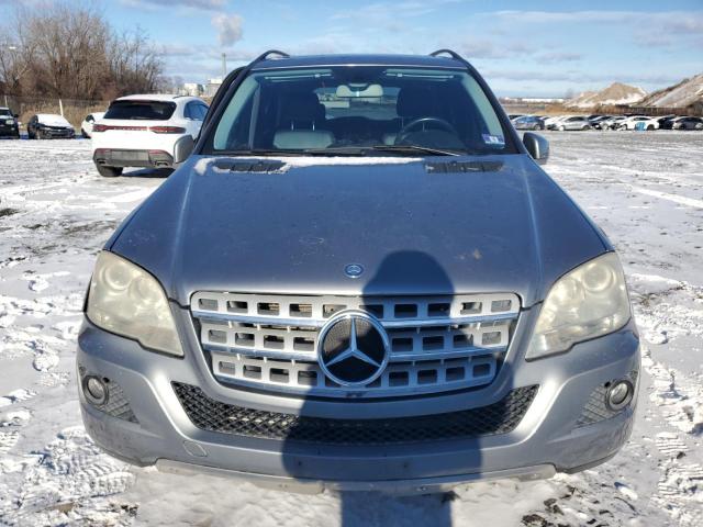 4JGBB8GB3BA647218 - 2011 MERCEDES-BENZ ML 350 4MATIC SILVER photo 5