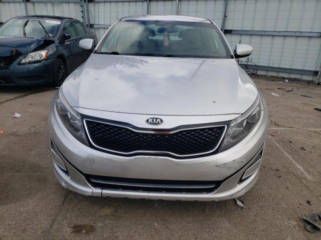 KNAGM4A78E5490815 - 2014 KIA OPTIMA LX SILVER photo 5