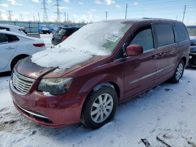 2C4RC1BG0GR304721 - 2016 CHRYSLER TOWN & COU TOURING BURGUNDY photo 1