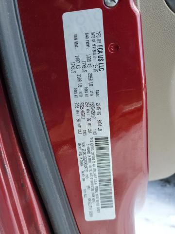 2C4RC1BG0GR304721 - 2016 CHRYSLER TOWN & COU TOURING BURGUNDY photo 13