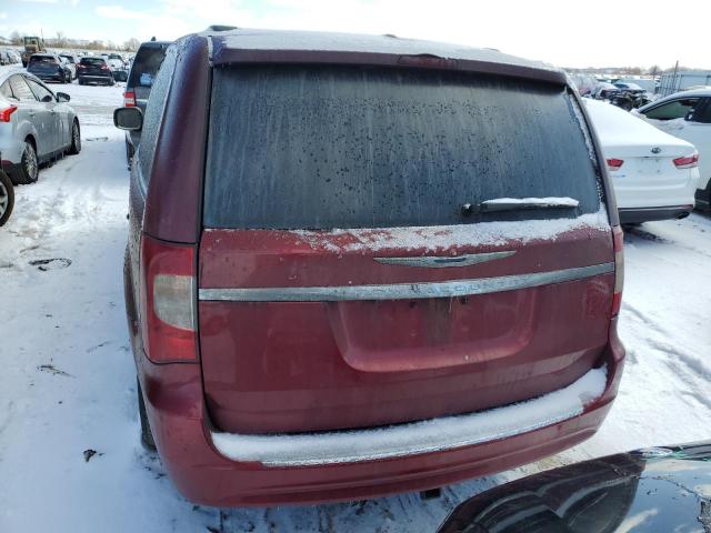 2C4RC1BG0GR304721 - 2016 CHRYSLER TOWN & COU TOURING BURGUNDY photo 6