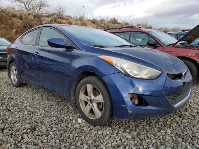 KMHDH4AE4DU591049 - 2013 HYUNDAI ELANTRA GLS BLUE photo 4