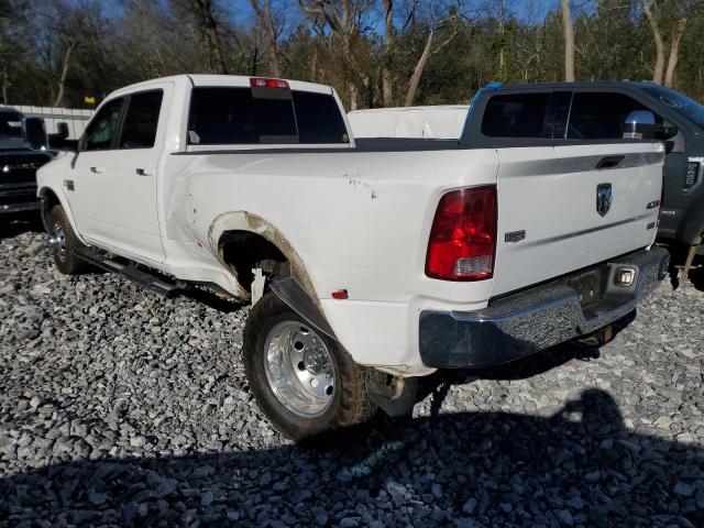 3C63DRJL3CG345254 - 2012 DODGE RAM 3500 LARAMIE WHITE photo 2