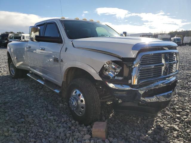 3C63DRJL3CG345254 - 2012 DODGE RAM 3500 LARAMIE WHITE photo 4