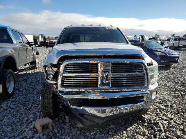 3C63DRJL3CG345254 - 2012 DODGE RAM 3500 LARAMIE WHITE photo 5