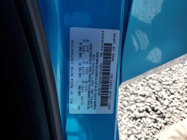 JM1BL1S64A1264096 - 2010 MAZDA 3 S BLUE photo 12