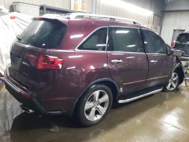 2HNYD2H4XBH537137 - 2011 ACURA MDX TECHNOLOGY BURGUNDY photo 3