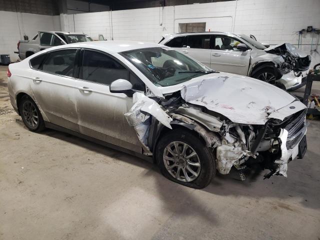 3FA6P0G79FR280119 - 2015 FORD FUSION S WHITE photo 4